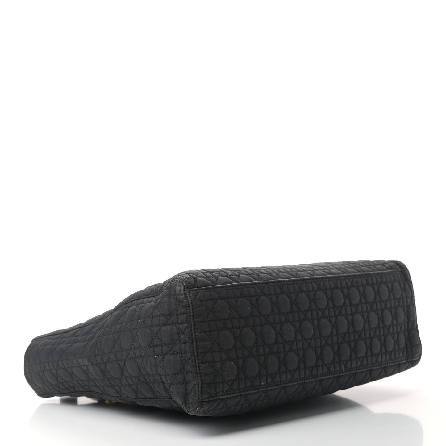 Nylon Cannage Large Lady Dior Black