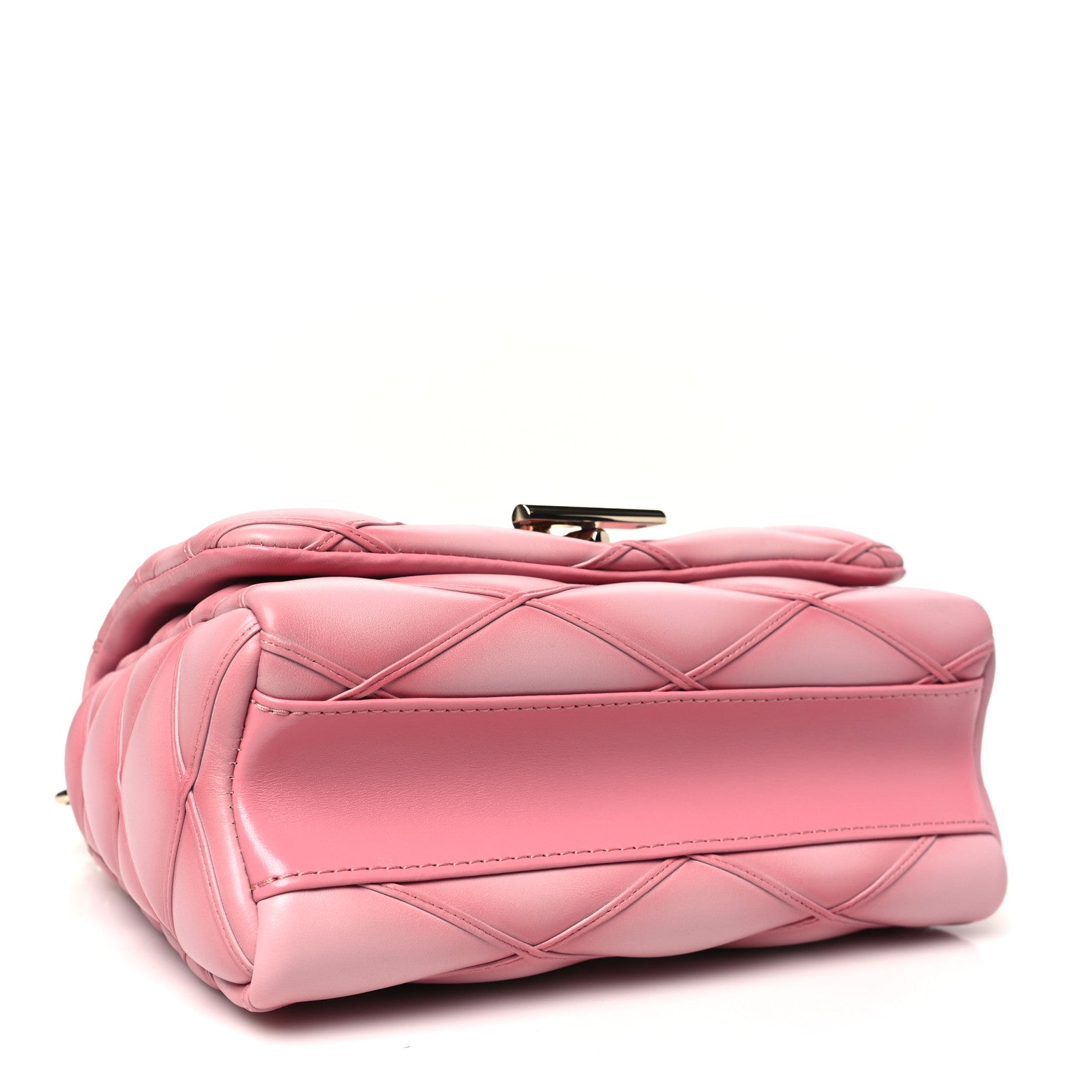 Louis Vuitton Lambskin Malletage Top Handle GO-14 MM Rosabella 5 of 11