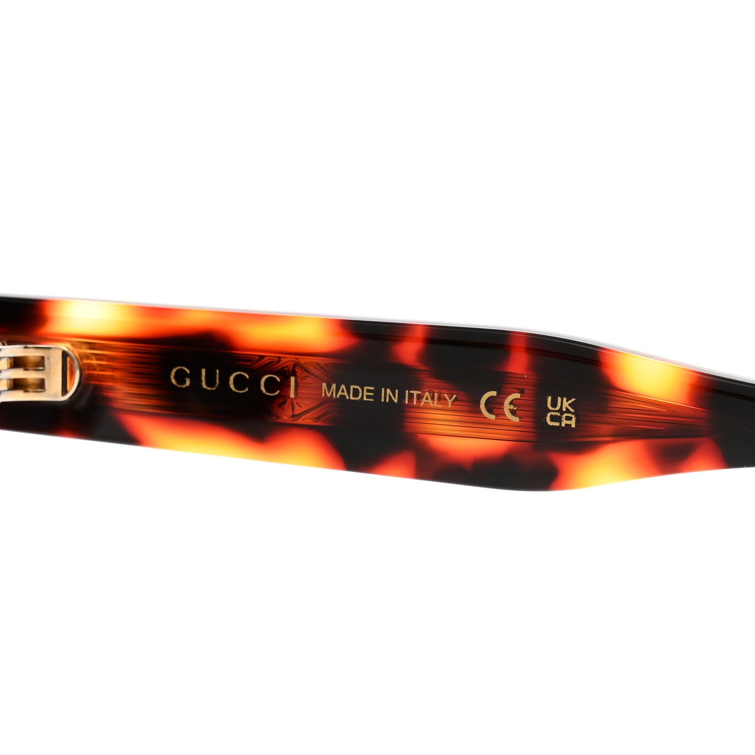 Gucci Acetate Round Sunglasses GG1081S Tortoise 4 of 6