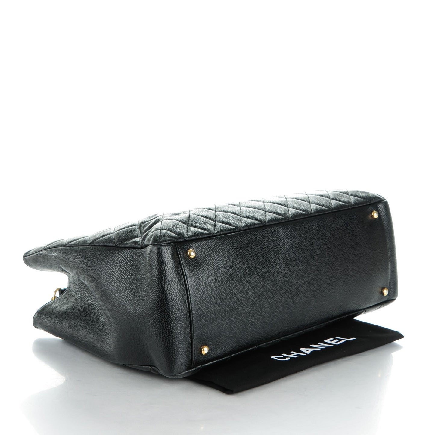 Caviar Quilted XL Grand Shopping Tote GST Black