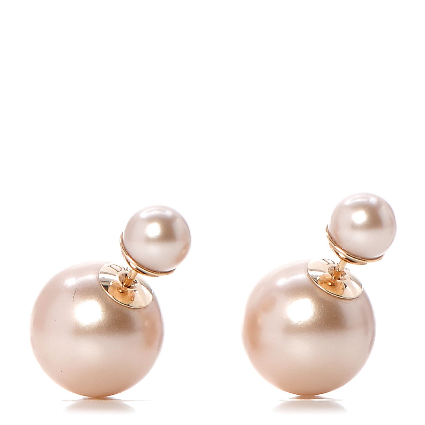 Pearl Mise En Dior Tribal Earrings Pink