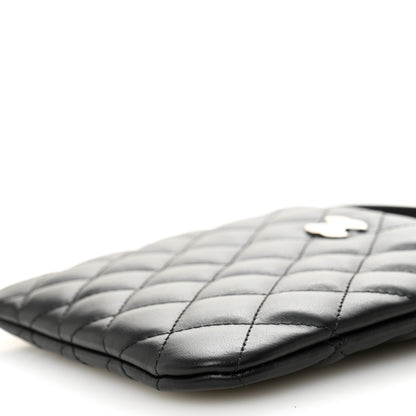 Chanel Lambskin Quilted Uniform Crossbody Bag Black 10 of 10