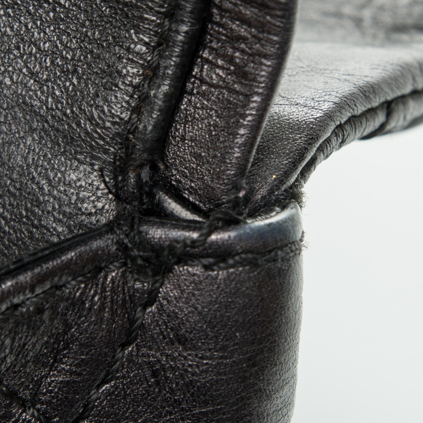 Aged Calfskin Quilted 2.55 Reissue 227 Flap Black
