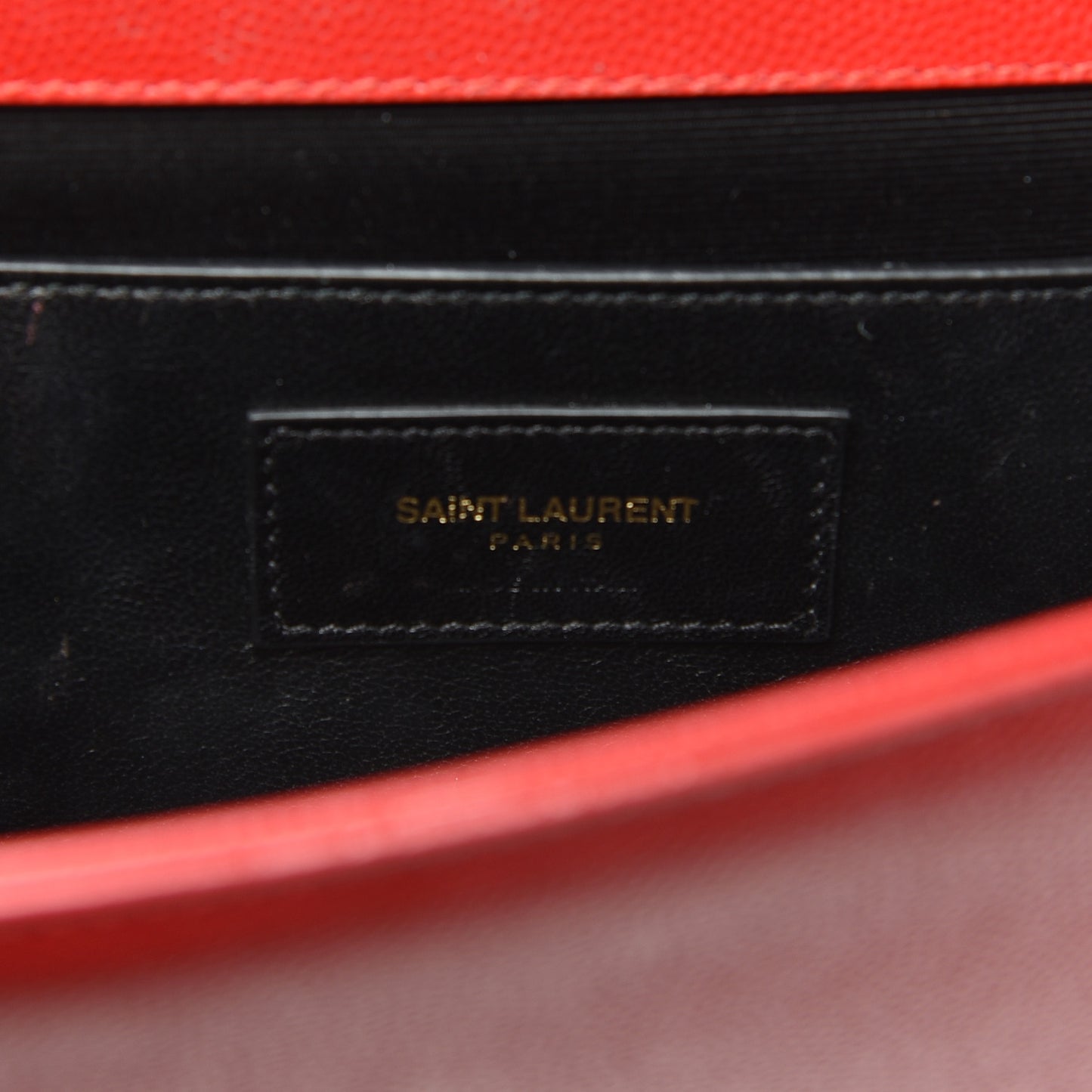 Grain De Poudre Classic Monogram Cassandre Clutch New Red