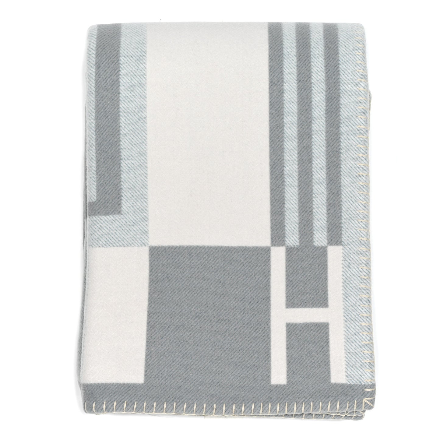 Wool Cashmere Ithaque Blanket Gris Perle