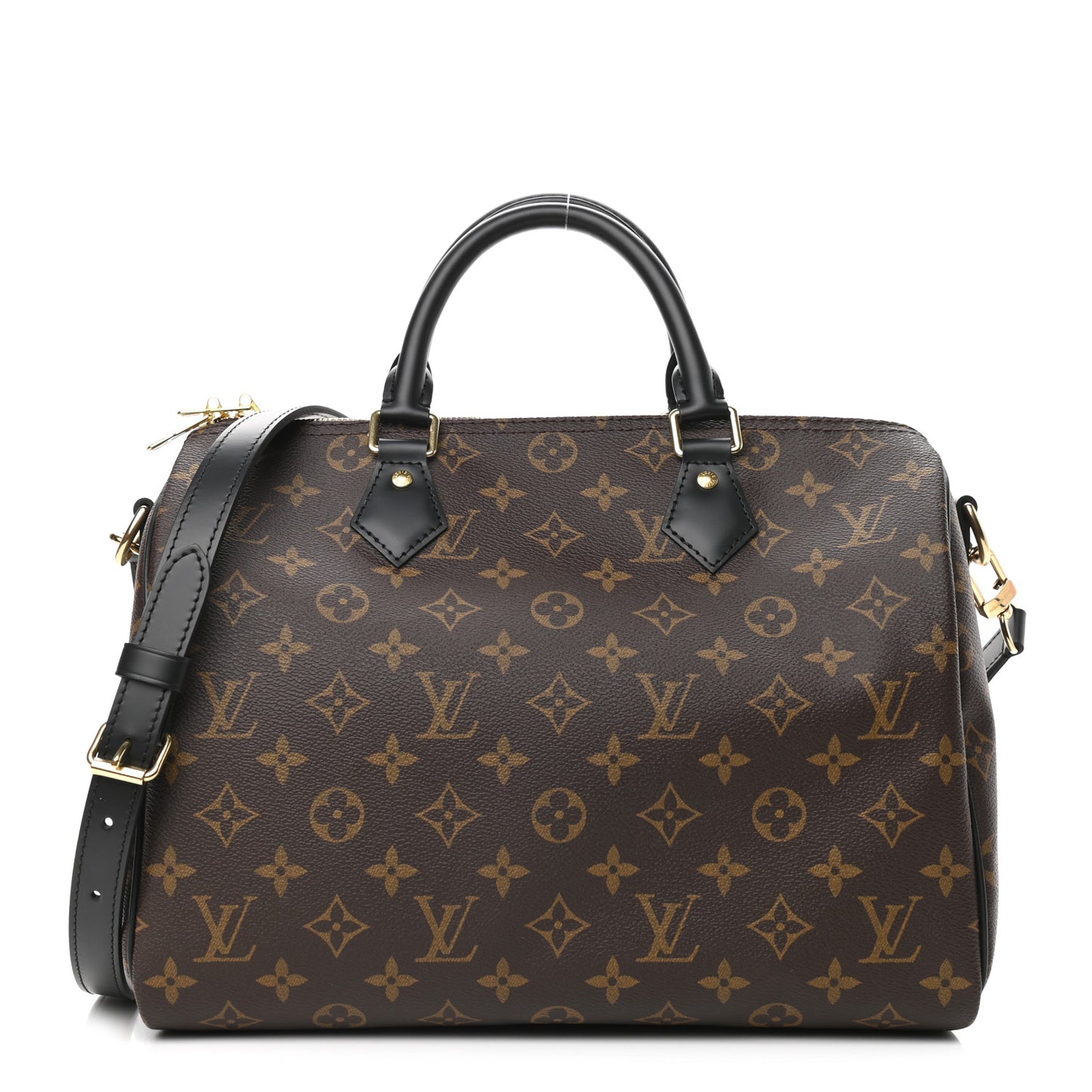 Monogram My World Tour Speedy Bandouliere 30 Black