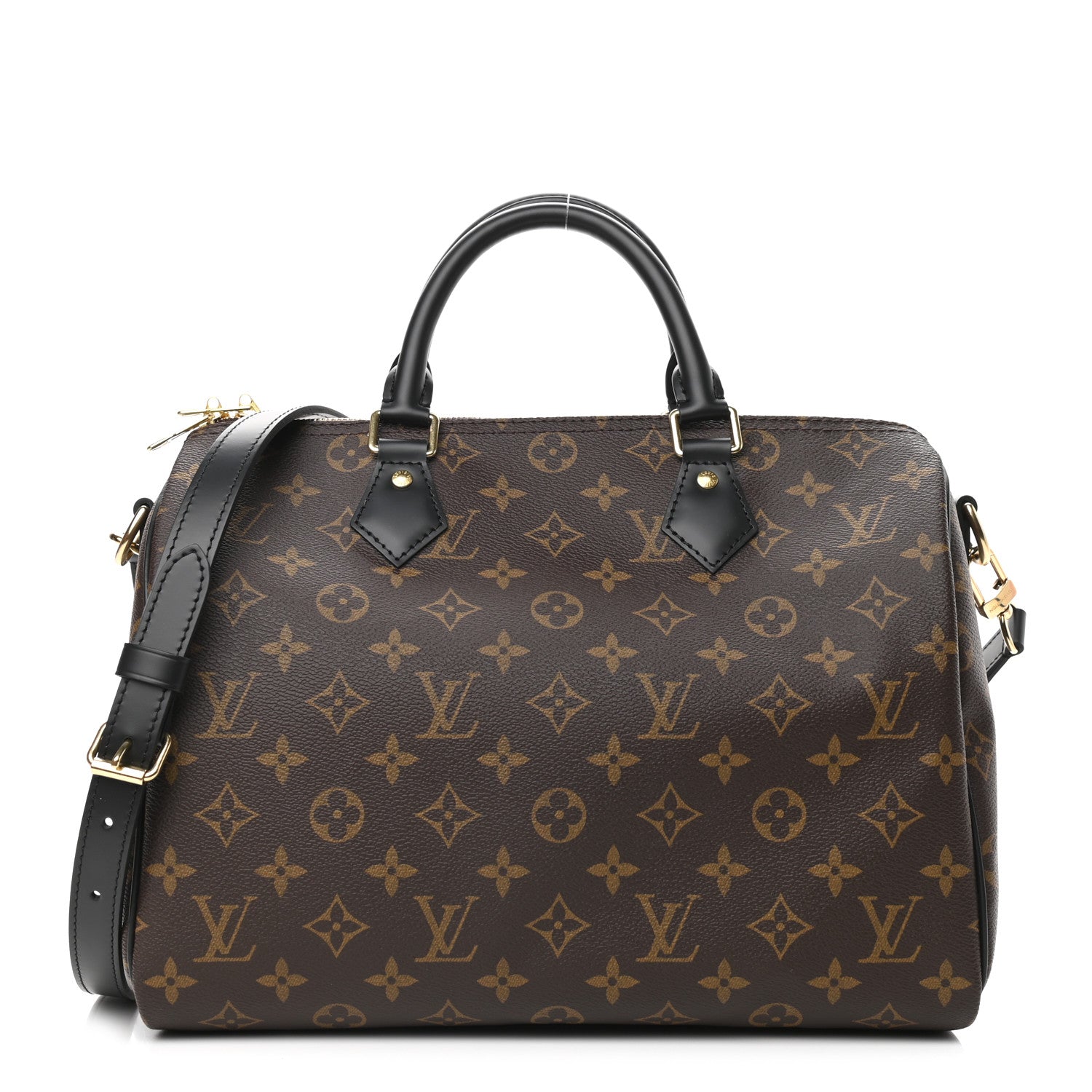 Louis Vuitton Monogram My World Tour Speedy Bandouliere 30 Black 1 of 9