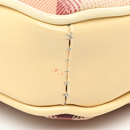 Burberry Patent Supernova Check Heart Crossbody White 7 of 7