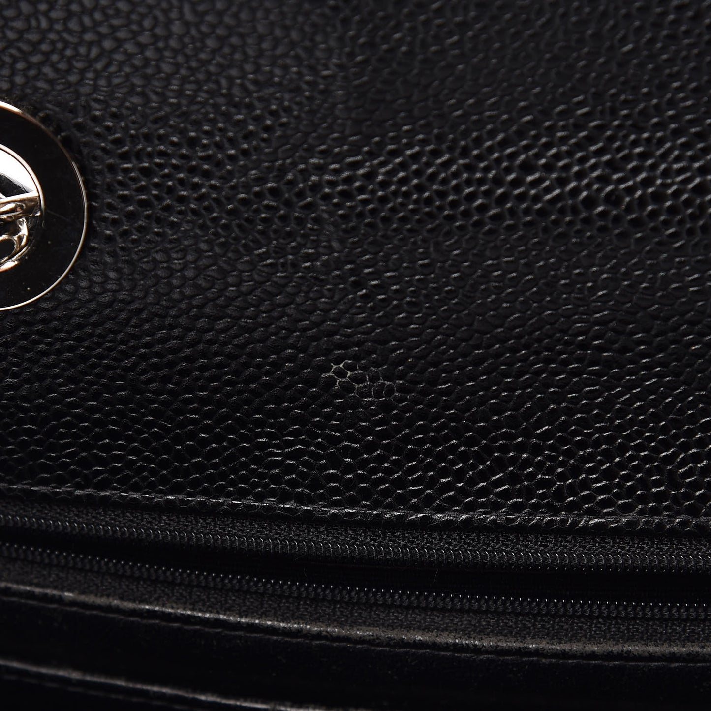 Caviar Quilted Jumbo Single Flap Black