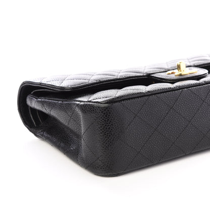 Chanel Caviar Quilted Medium Double Flap Black 5 of 13