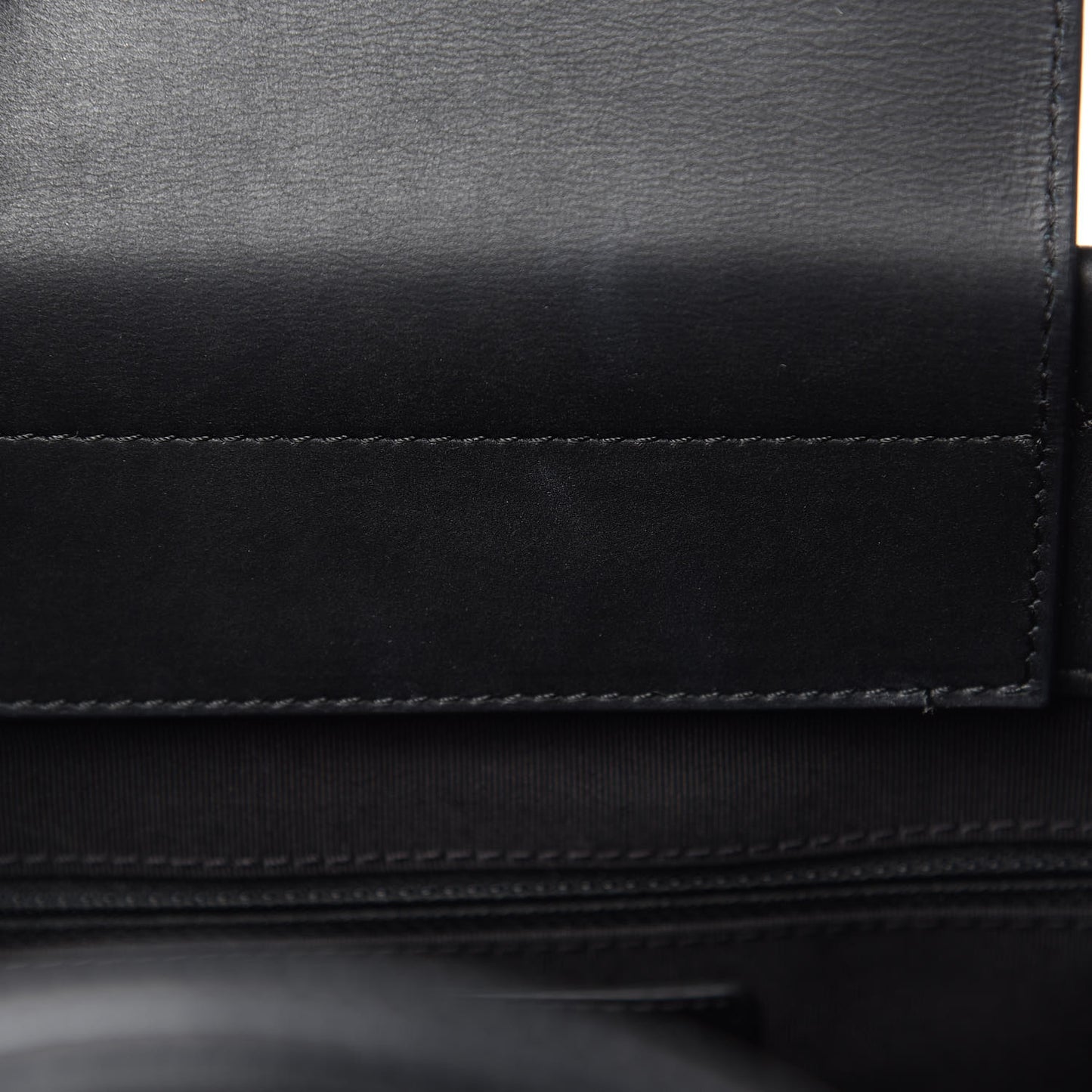 Calfskin Quilted Small Easy Shopping Tote Black