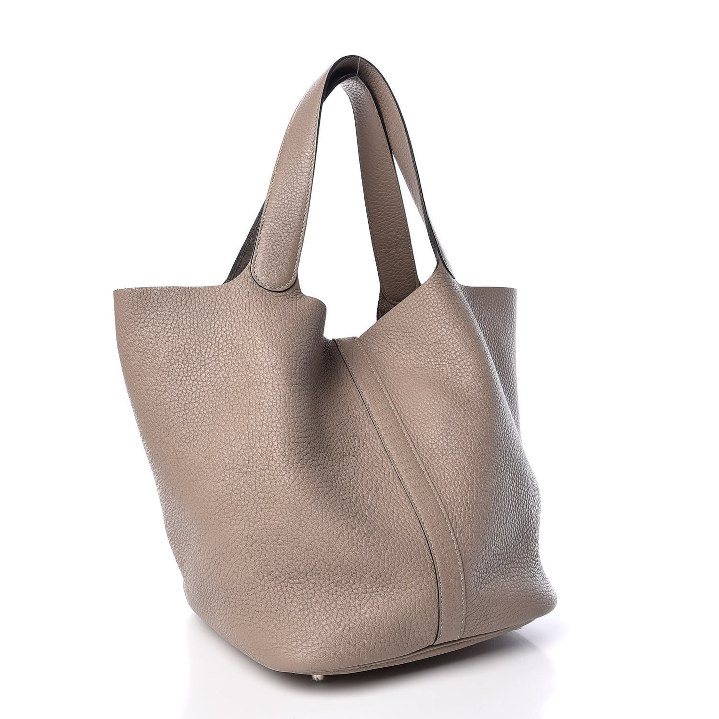 Taurillon Clemence Picotin Lock 26 GM Gris Tourterelle