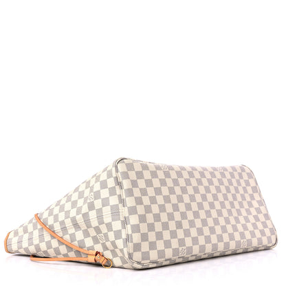 Louis Vuitton Damier Azur Neo Neverfull GM Rose Ballerine 4 of 15