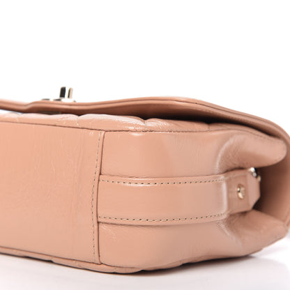 Chanel Shiny Aged Calfskin Quilted Mini Hold The Line Flap Beige 7 of 11
