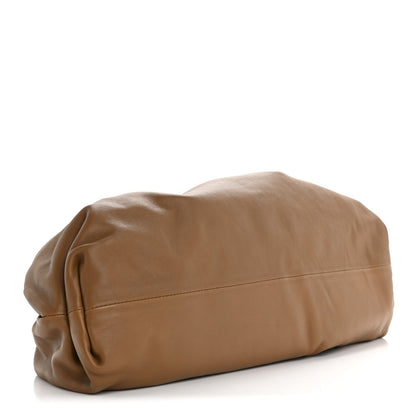 Bottega Veneta Smooth Butter Calf The Pouch Oversized Clutch Cammello 4 of 11