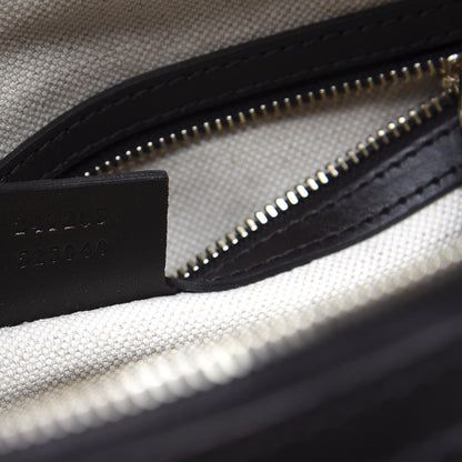 Gucci Monogram Vintage Web Medium Boston Dark Brown 8 of 10