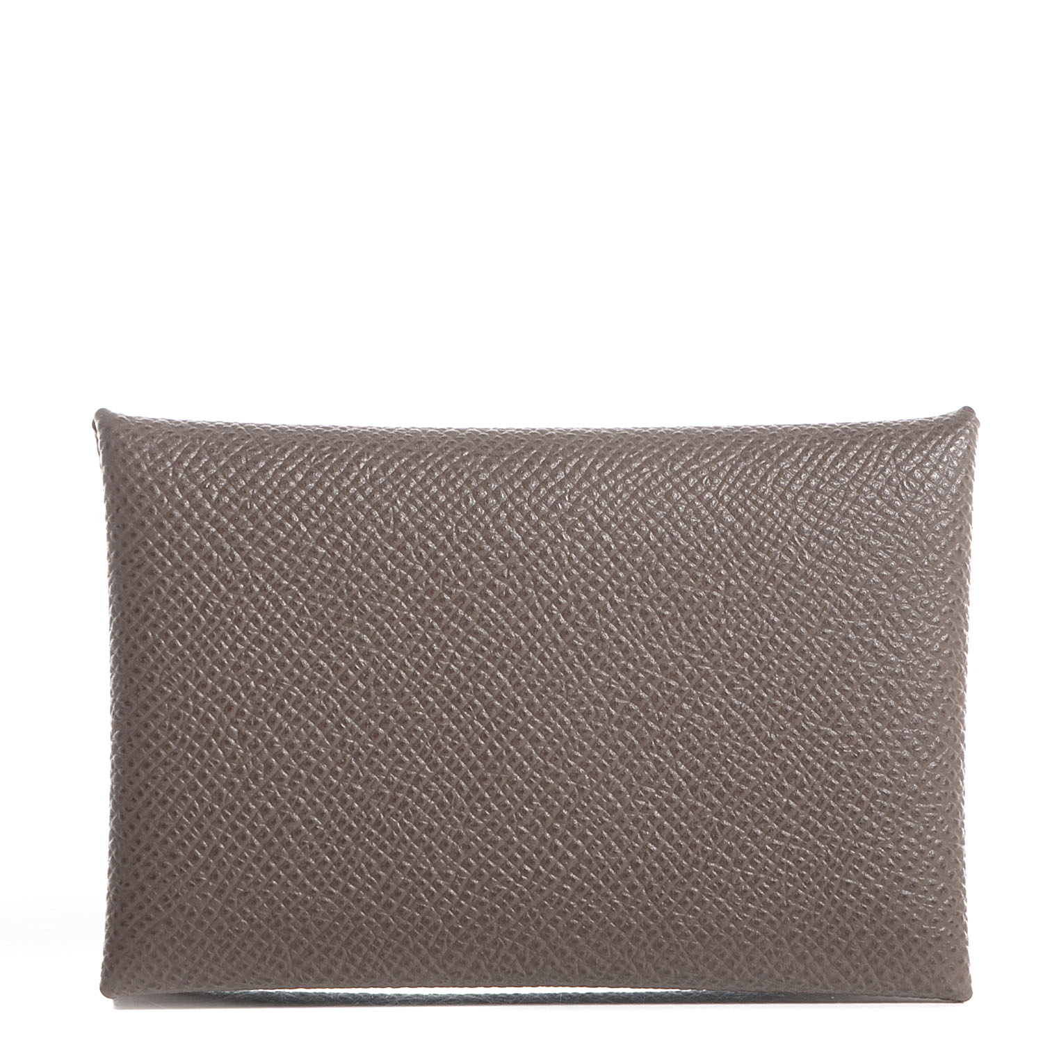 Hermes Epsom Calvi Card Case Etoupe 1 of 8