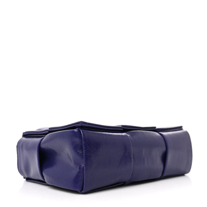 Bottega Veneta Paper Calfskin Maxi Intreccio Extra Mini Cassette Crossbody Bag Purple 4 of 10