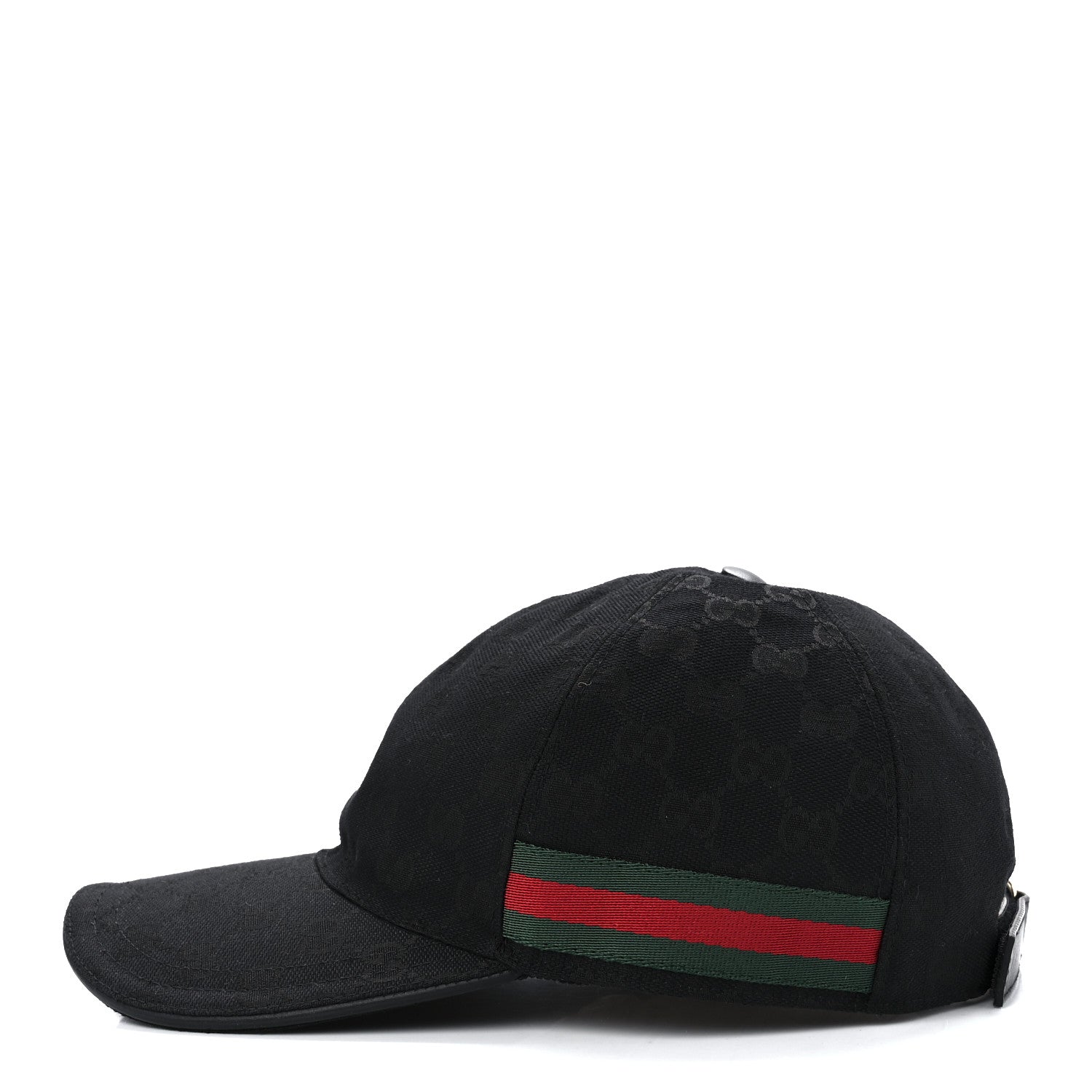 Gucci Monogram Web Baseball Hat M Black 3 of 8