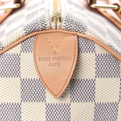 Louis Vuitton Damier Azur Speedy 30 7 of 9