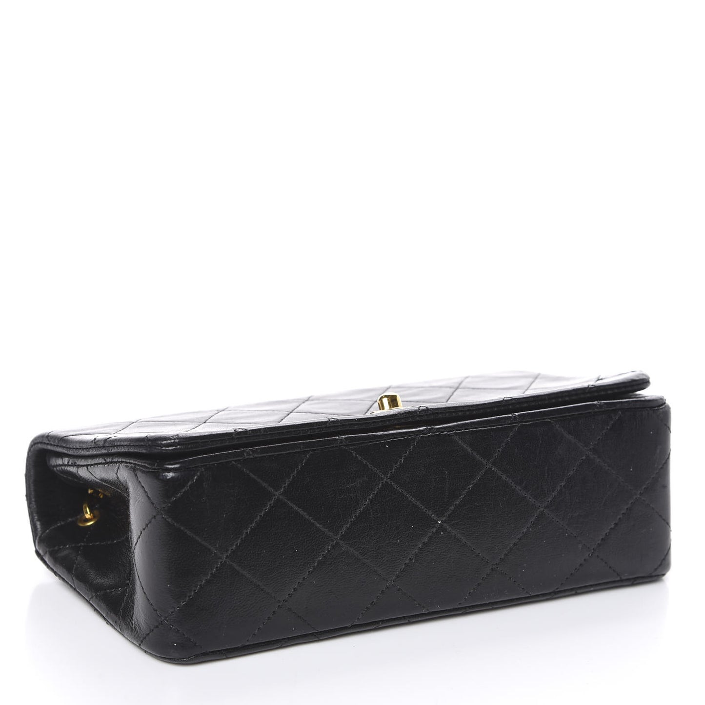 Lambskin Quilted Mini Flap Black