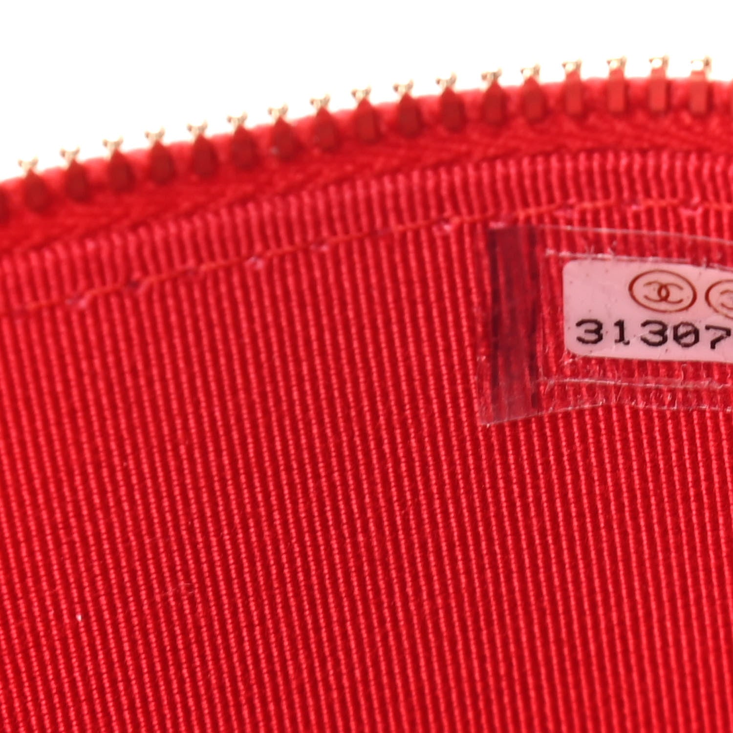 Chanel Lambskin Camellia Embossed Mini Vanity Case With Chain Red 6 of 8