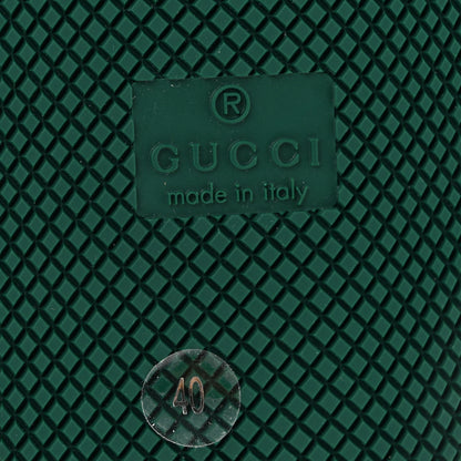 Gucci GG Monogram Nubuck Web Womens Screener Sneaker Mules 40 New Sand Dusty Milk Vintage Green 7 of 9
