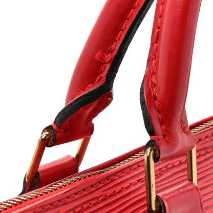 Louis Vuitton Epi Speedy 35 Castillan Red 15 of 16