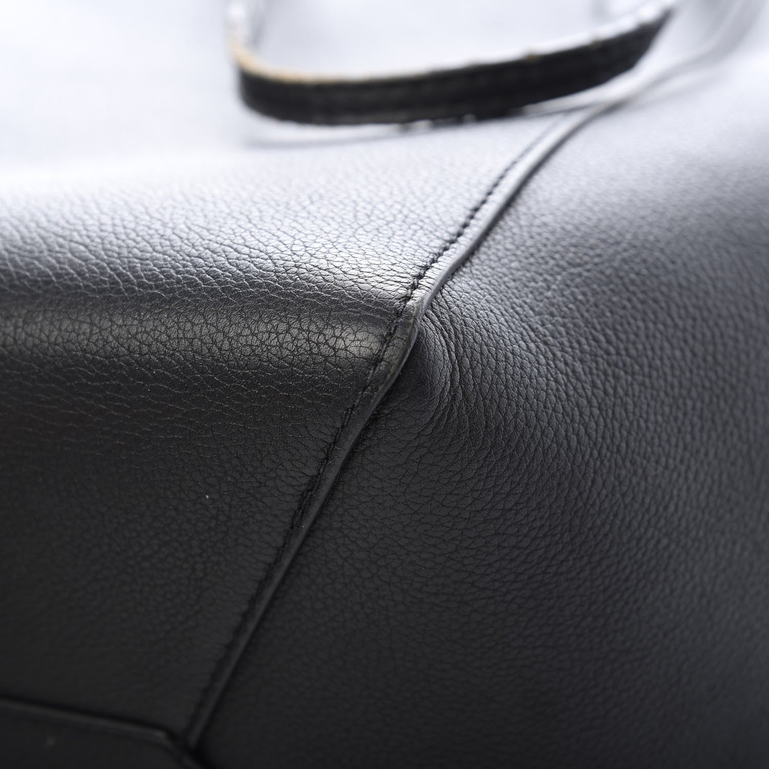 Louis Vuitton Calfskin Lockme Cabas Black 9 of 17