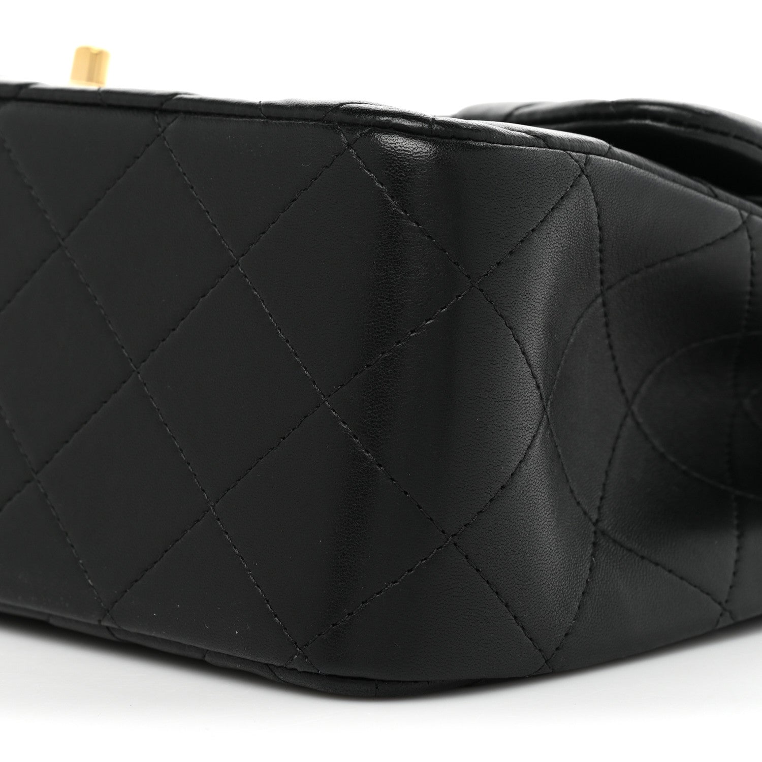Chanel Lambskin Quilted Jumbo Double Flap Black 8 of 11