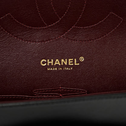 Chanel Lambskin Quilted Jumbo Double Flap Black 6 of 15