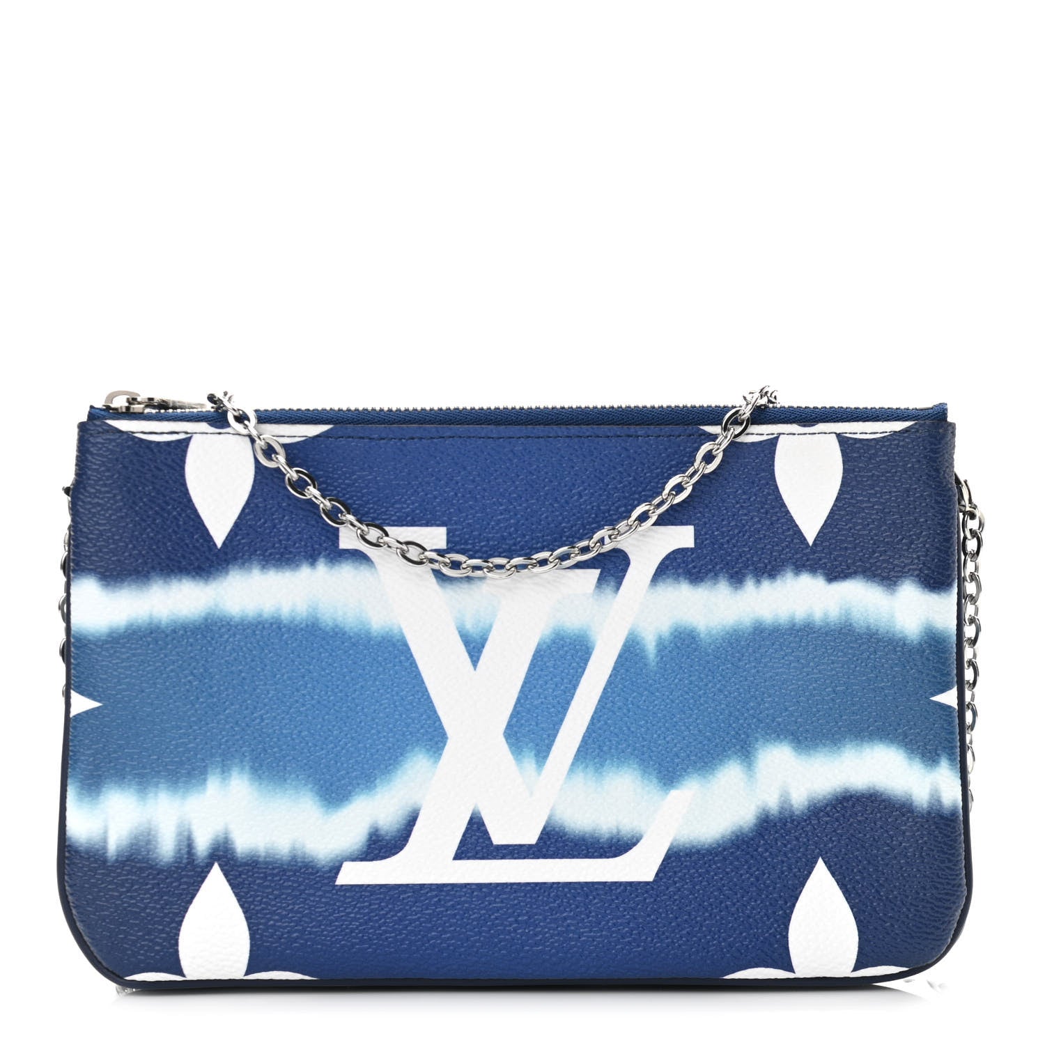 Louis Vuitton Monogram Giant Escale Double Zip Pochette Blue 1 of 11