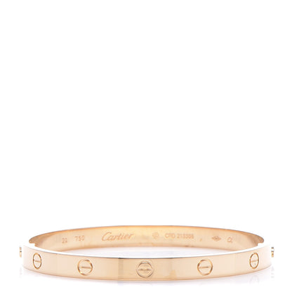 Cartier 18K Yellow Gold LOVE Bracelet 21 1 of 10