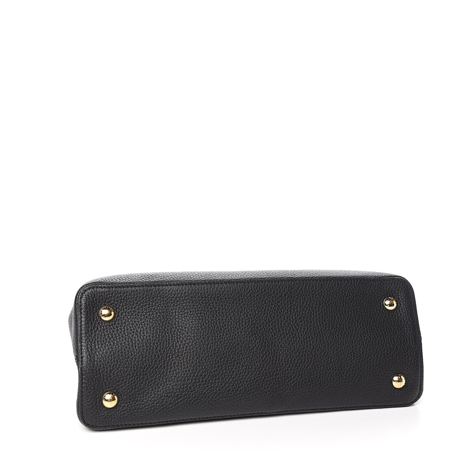 Louis Vuitton Taurillon Capucines MM Black 4 of 13