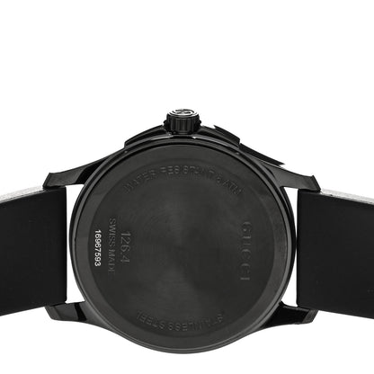 Gucci PVD Stainless Steel Rubber 38mm G-Timeless Angry Cat Quartz Watch Black 4 of 4