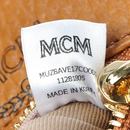 MCM Visetos Stark Belt Bag Cognac 13 of 14
