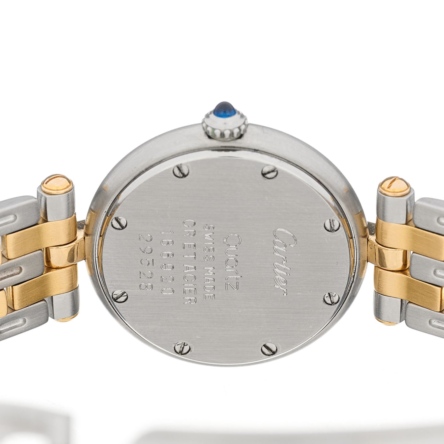 Stainless Steel 18K Yellow Gold 24mm Panthere Vendome Quartz Watch
