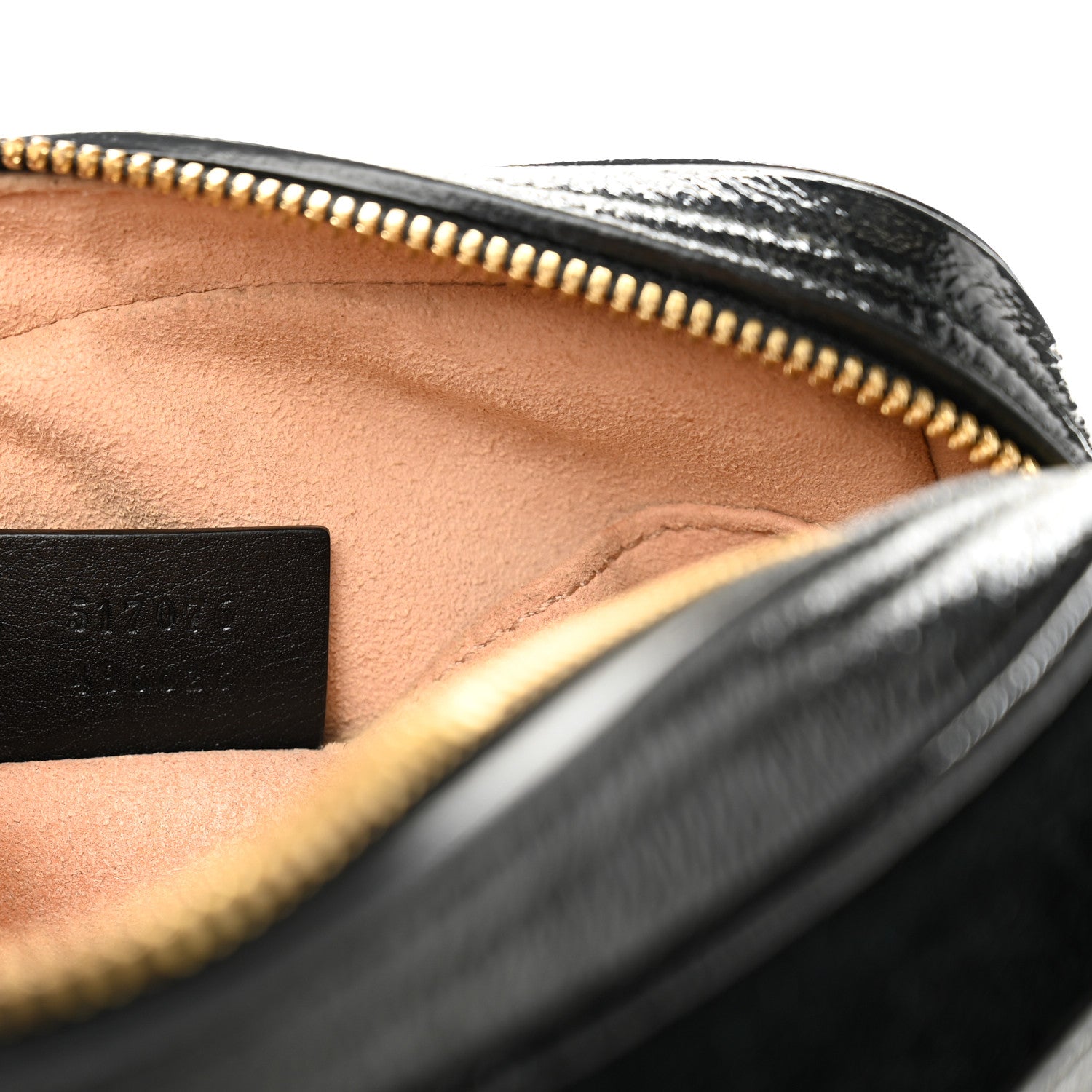 Gucci Suede Small Ophidia Belt Bag 85 34 Black 7 of 10