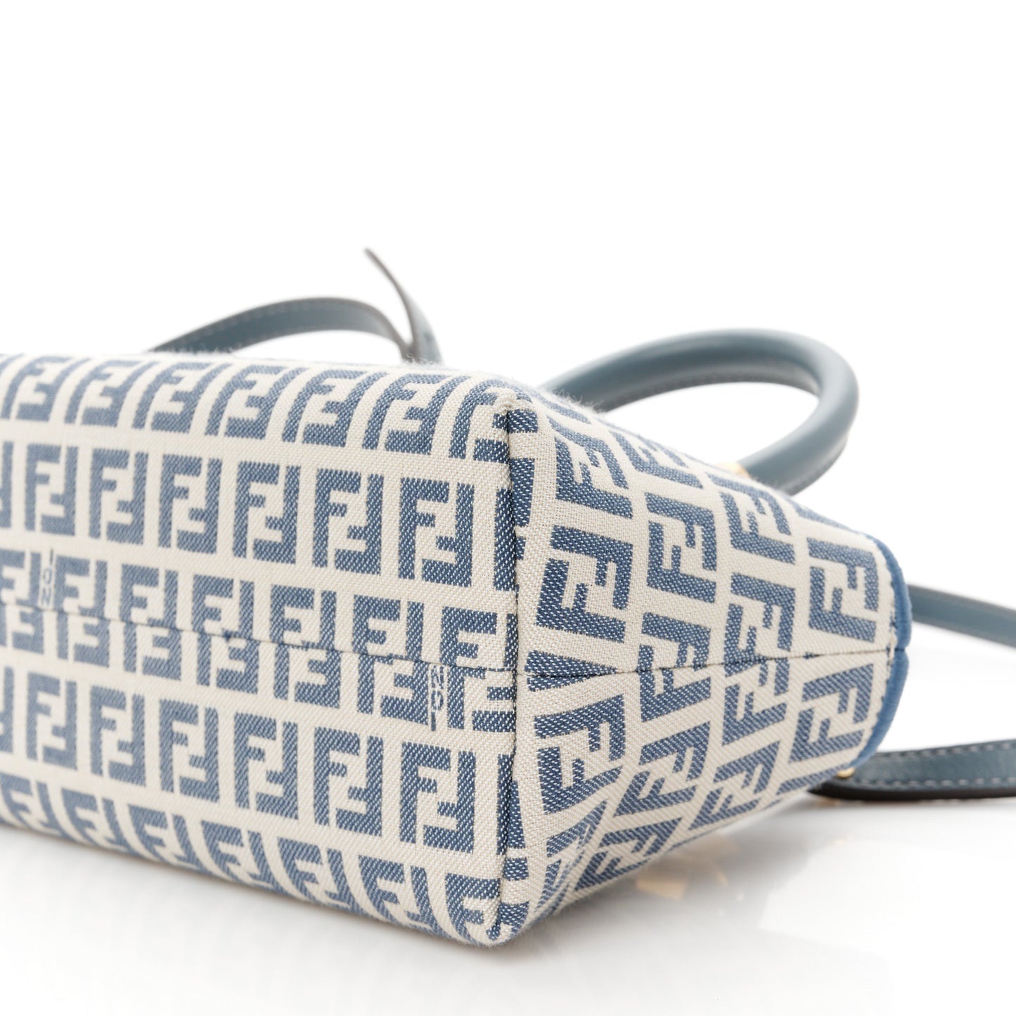 Vitello Grace Jacquard FF Mini By The Way Top Handle Boston Bag Tempest Panna