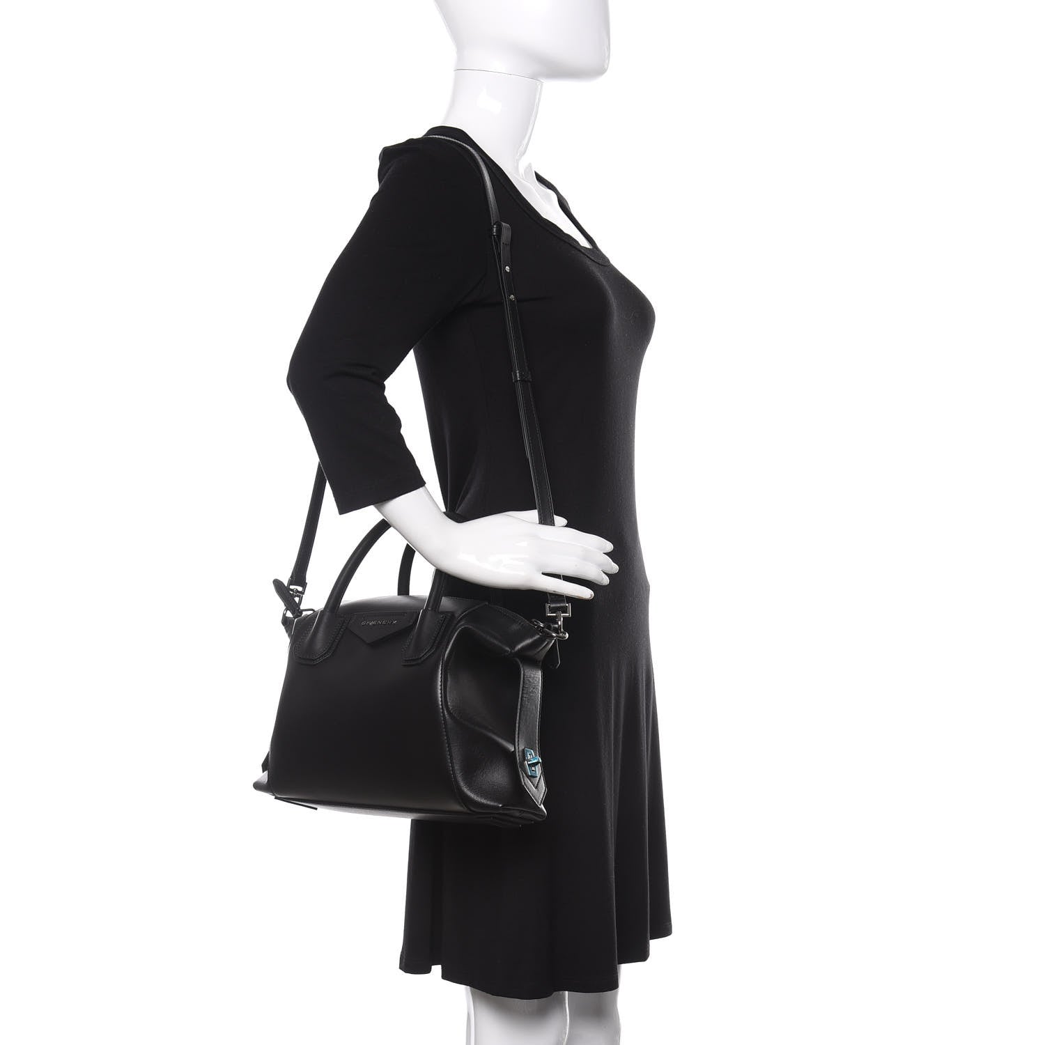 Givenchy Smooth Calfskin Small Soft Antigona Black 2 of 9