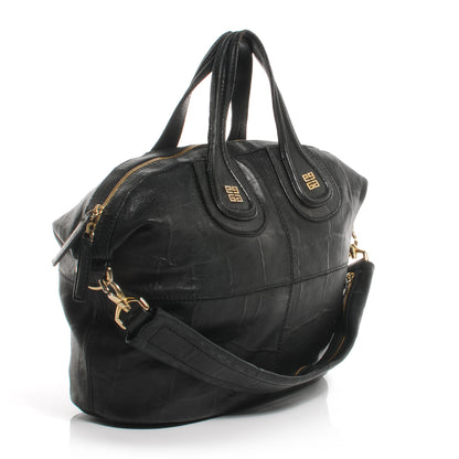 Givenchy Wrinkled Lambskin Medium Nightingale Black 3 of 8
