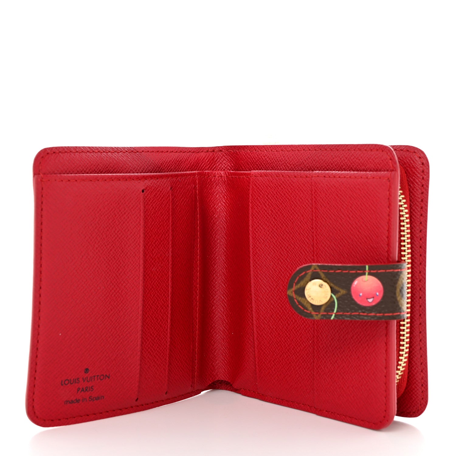 Louis Vuitton Monogram Cerises Compact Zippe Wallet 5 of 10