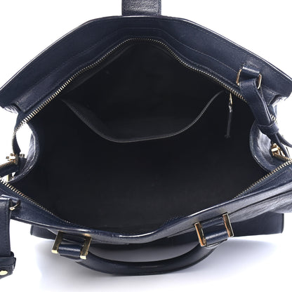 Saint Laurent Sheepskin Small Cabas ChYc Navy 5 of 8