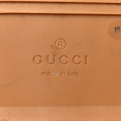 Gucci GG Monogram Lavaredo Eco Fabric Mens Slide Sandals With Straps 10 Beige Ebony Light Brown 7 of 8