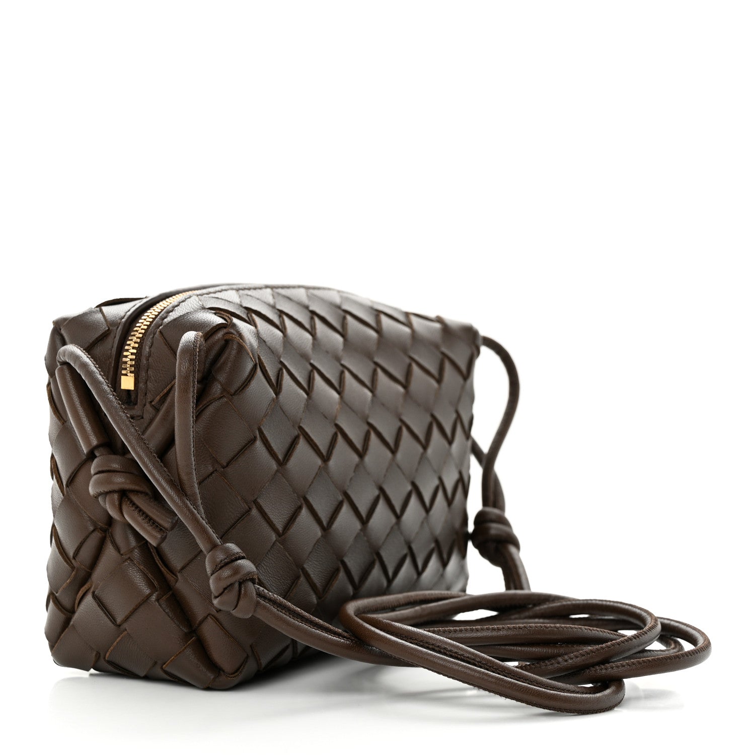 Bottega Veneta Nappa Intrecciato Mini Loop Camera Bag Light Brown 3 of 9
