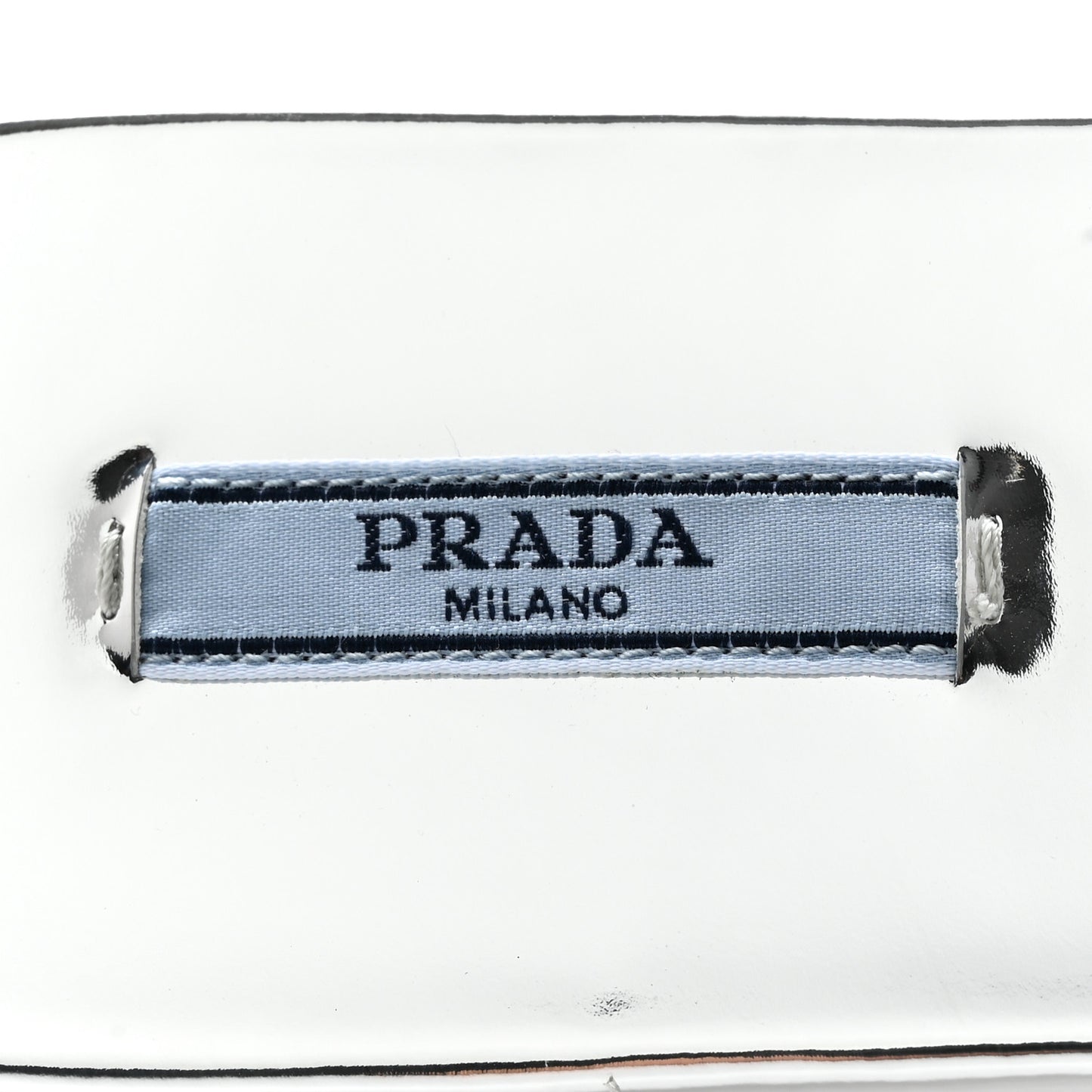 Plexiglass Metallic Calfskin Metal Triangle Logo Ciabatte Flat Slide Sandals 40 Argento