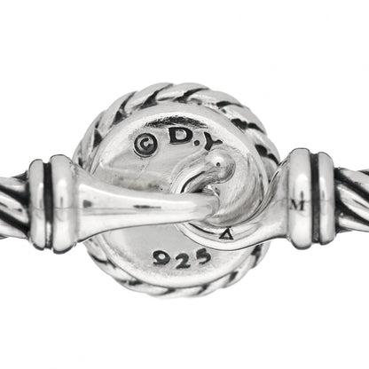 David Yurman Sterling Silver Black Orchid 3mm Chatelaine Bracelet 4 of 4