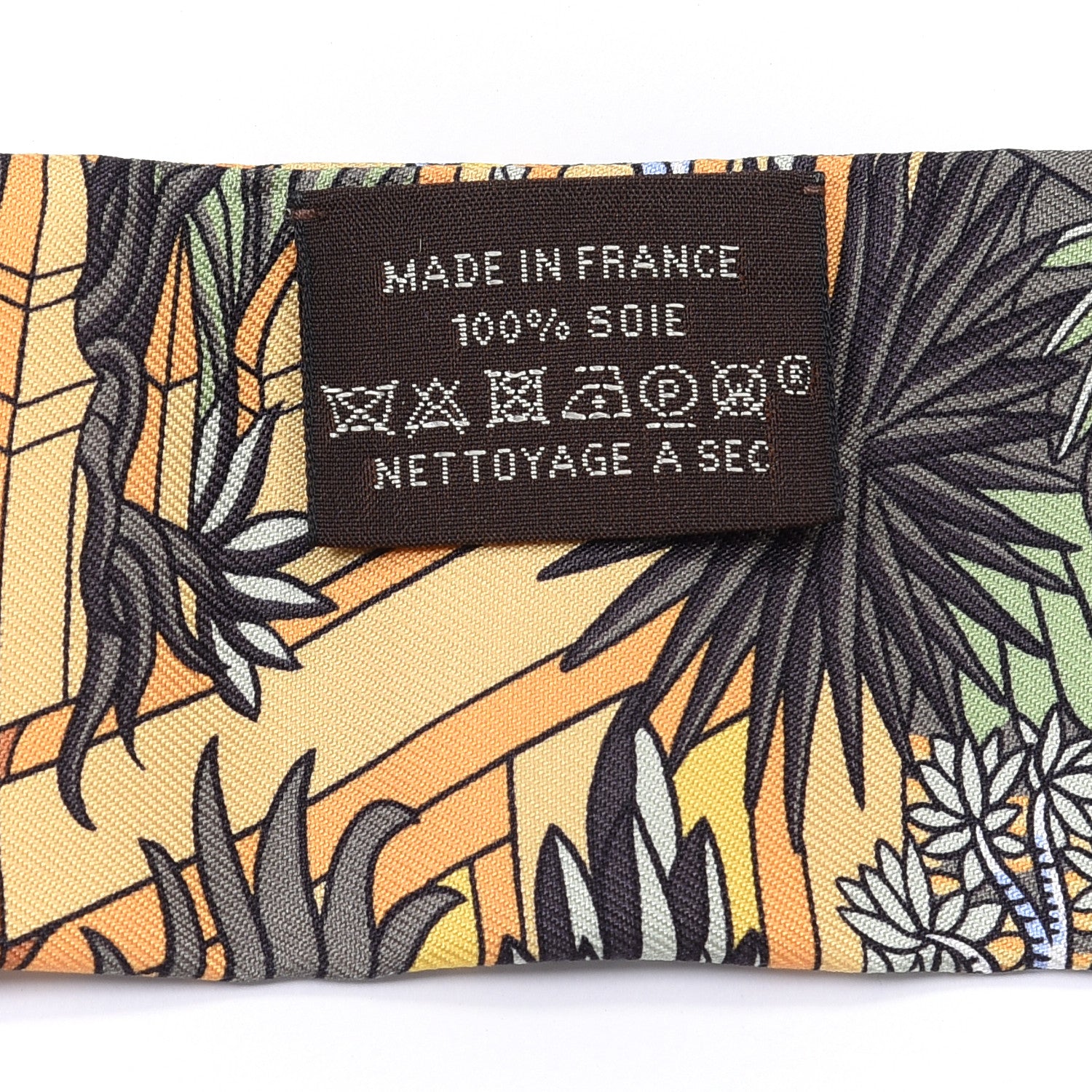 Hermes Silk Animapolis Plumetis Twilly 2 of 4