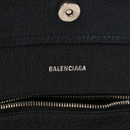 Balenciaga Grained Calfskin XL Everyday North South Shoulder Tote Bag Black 5 of 8