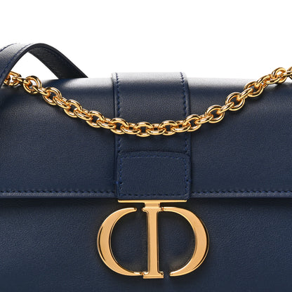 Christian Dior Calfskin 30 Montaigne East West Chain Flap Bag Blue 5 of 10